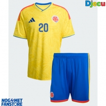 Kolumbija Juan Fernando Quintero #20 Domaci Dres za djecu SP 2026 Kratak Rukav (+ Kratke hlače)